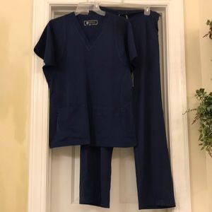 Navy scrub set